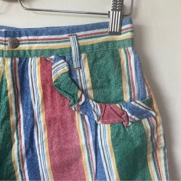 Camptown club vintage new with tag striped rainbow shorts - Picture 3 of 6